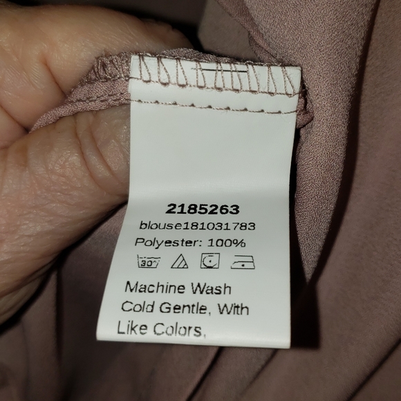 Shein Black and Pink Blouse NWOT - Picture 4 of 5